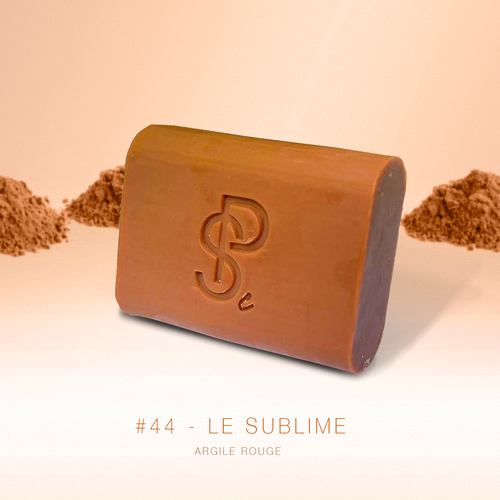 #44 - Le Sublime · Savon visage argile rouge